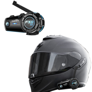 FODSPORTS FX8 AIR Antenna Design Motorcycle Bluetooth Headset <strong>Intercom</strong> Two-<strong>way</strong> Motorbike Communication bluetooth <strong>Intercom</strong> <strong>System</strong> - Product Image 1