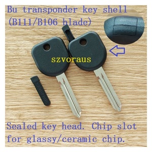 <strong>Transponder</strong> <strong>Key</strong> Shell <strong>for</strong> <strong>Buick</strong> <strong>Keys</strong> Fob(B111/B106 Blade) Sealed <strong>Key</strong> Head. Chip Slot <strong>for</strong> Glassy/ceramic Chip. - Product Image 3