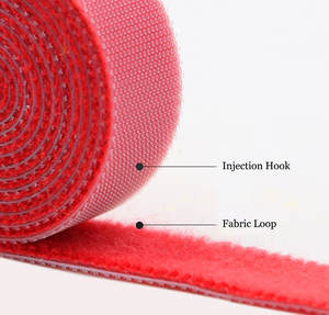 Eco-Friendly Nylon Injection <strong>Hook</strong> <strong>Fastener</strong> <strong>Strap</strong> with Velvet <strong>Loop</strong> Self-Adhesive and Heat Resistant Double Side <strong>Hook</strong> <strong>Loop</strong> - Product Image 2