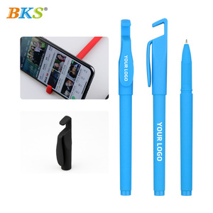 多功能Logo笔手机支架学生和商人中性笔便携流畅 - Product Image 5