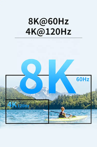2端口8K HDMI2.1 KVM USB3.0交换机，带热键2进1出支持2PC计算机2-USB3.0支持蓝牙鼠标或键盘