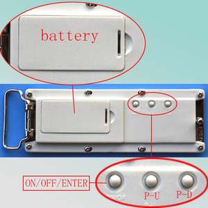 パーティー7X21ピクセル青色LEDバックルバックカバースクロールメッセージベルトバックルLEDネームバックル - Product Image 4