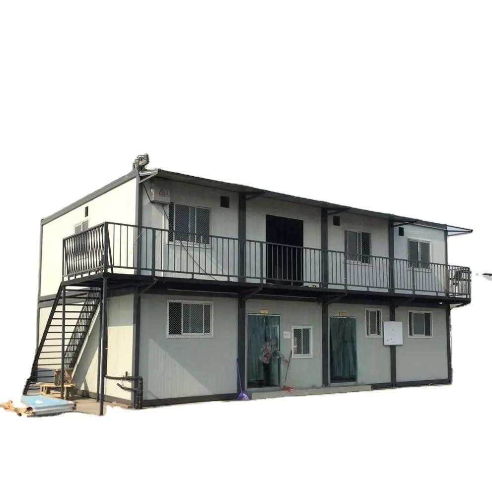 3 Story 3 Bedroom Modular Luxury Prefabricated Flatpack Pre-Made Floating Container House