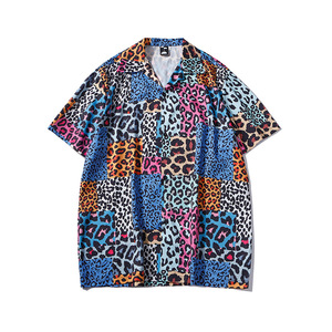 Sustainable Style Men's Retro Floral Short Sleeve Vacation Shirt - Loose Fit for Casual Beach Vibes and <strong>Matching</strong> Couples' <strong>Looks</strong> - Product Image 3