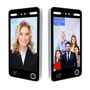 Sistema di registrazione sicura basata sul tempo AI con lettore RFID, riconoscimento facciale biometrico, fotocamera 2MP e SDK Ready - Product Image 2