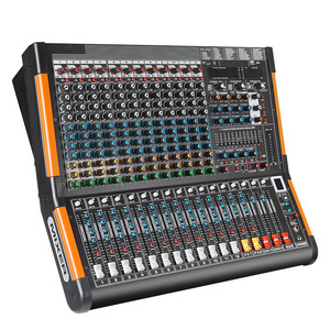 <strong>Pro</strong> Sound Powered <strong>Mixer</strong> 8 12 16 24 Channel Karaoke Professional Multifunction <strong>Mixer</strong> Sound System with DSP EFX