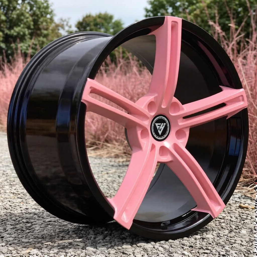 Black and Pink