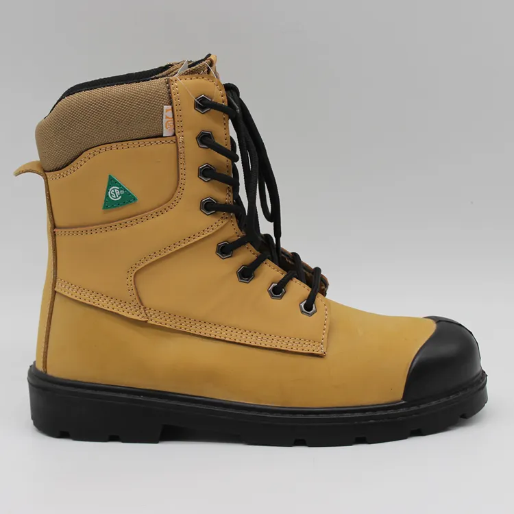 Sapatos de segurança industrial masculinos aprovados csa