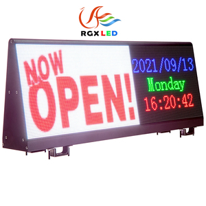 Può essere programmato a distanza display digitale LED pannello impermeabile materiale anti-corrosione per la parte superiore o interno del veicolo - Product Image 2