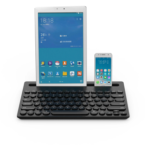 FD iK3381ワイヤレスキーボードデュアルチャンネルマルチデバイスユニバーサルワイヤレスキーボードポータブルスリム、20m接続 - Product Image 1