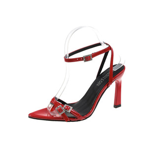 2025中国批发商欧美风格女式高跟鞋春夏高跟凉鞋 - Product Image 6