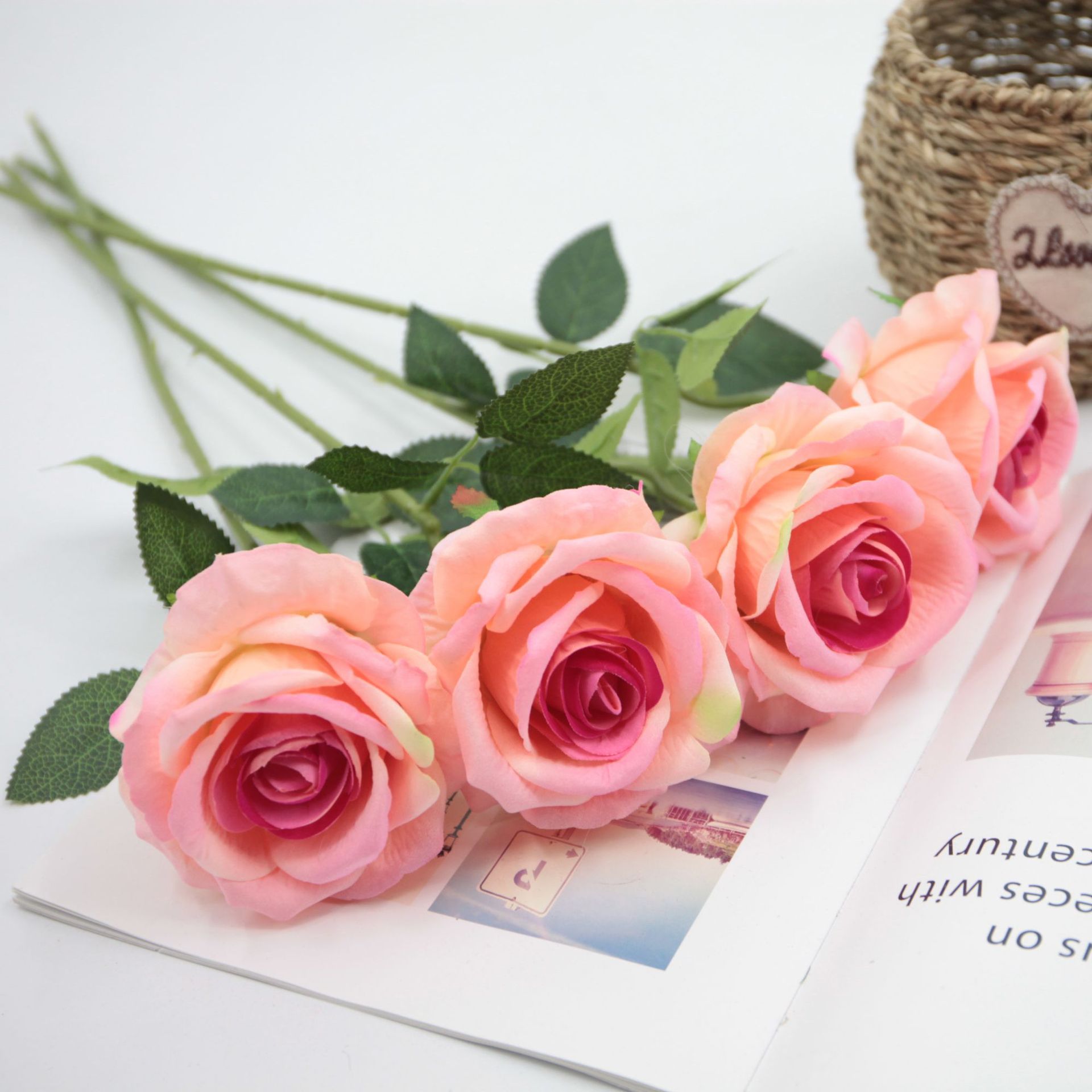 Grand velours rose champagne
