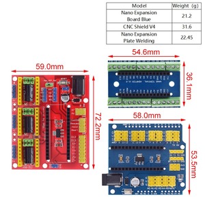 NANO V3.0 Controller terminale adattatore scheda di espansione NANO IO Shield piastra di estensione semplice per Arduino AVR ATMEGA328P Nano 3.0 - Product Image 2
