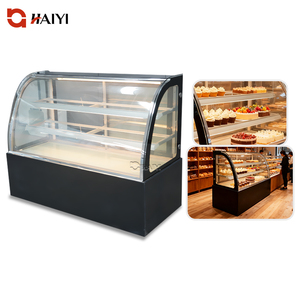 Hiển thị tủ lạnh hiển thị Máy làm lạnh bánh bánh hiệu quả chi phí bánh Showcase Máy làm lạnh Tủ bánh hiển thị cho cửa hàng - Product Image 1