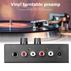 Stereo Mini Preamplifier <strong>RCA</strong> <strong>Input</strong> <strong>RCA</strong> <strong>Output</strong> for Vinyl Record Player Low Noise Independent Knob Control Operation MPAMP1 - Product Image 6