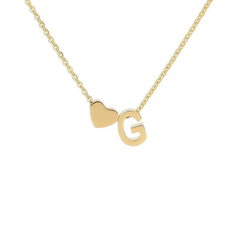Love letter necklace g with chain