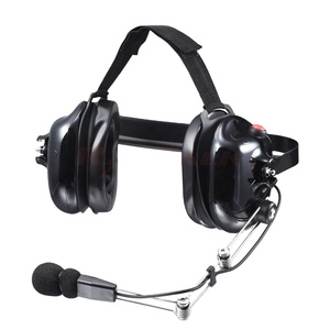 Xách tay Heavy Duty GP328 Walkie Talkie tai nghe với in-ear Tai nghe 30km phạm vi hai chiều đài phát thanh 16CH VHF nhận được - Product Image 1