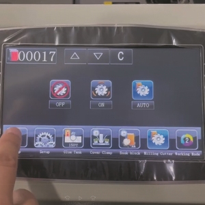 HT7 doppia frequenza di conversione automatica della colla perfetta rilegatrice del libro macchina con alimentazione facoltativa della copertina del libro - Product Image 4