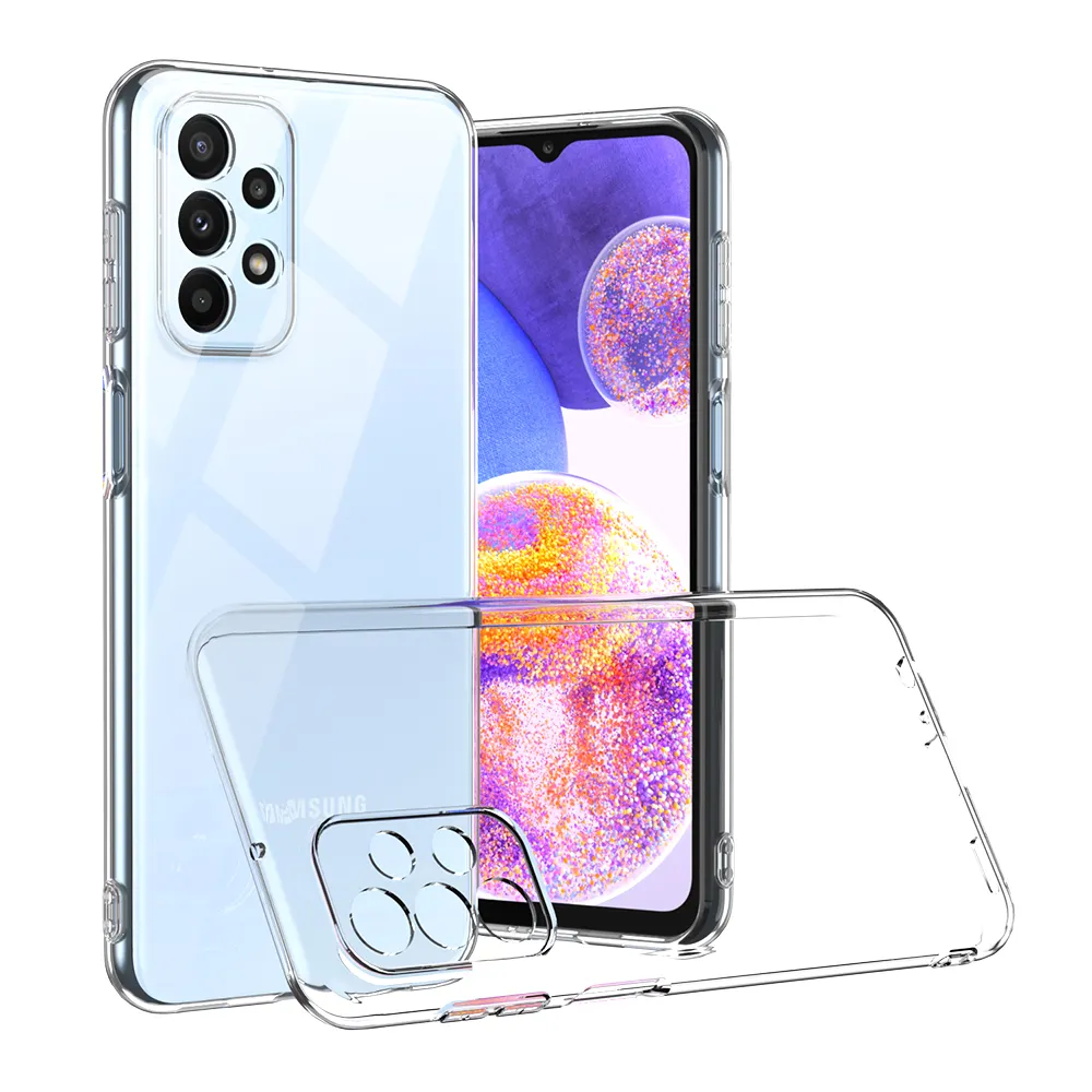 Funda de TPU transparente para teléfono móvil Samsung Galaxy, carcasa trasera ultrafina y transparente para S22, S22 +, S22, A13, A23, A33, nuevo producto