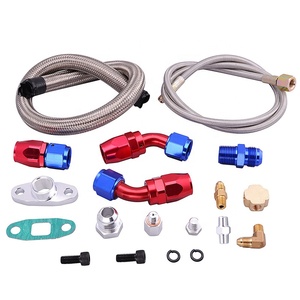 T3 T4 T60 T61 T70 T04E เทอร์โบน้ำมันท่อระบายน้ำกลับสายฟีดน้ำมันเทอร์โบชุด - Product Image 1