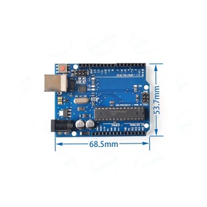 UNO R3 Entwicklungs-/Lern board mit ATmega328P-Chip Kompatibel mit Arduin0 UNO Rev3 für Programmierer-Emulatoren-Debugger