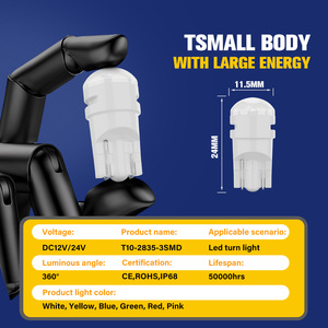 RCJ Quality Assurance for <strong>T10</strong> LED Car Lamp Ceramic W5W <strong>T10</strong> LED Bulbs for Car Canbus Car LED <strong>T10</strong> LED <strong>BA9S</strong> Bulb - Product Image 2