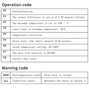 Controlador de temperatura digital de alta precisión Termostato de control de temperatura de con sensor - Product Image 4