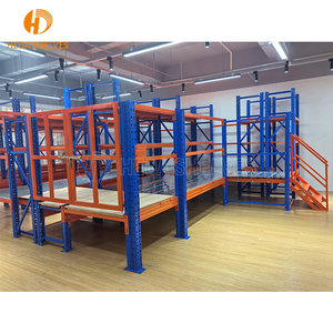 Étagère de stockage industrielle à étagères d'entrepôt de haut niveau Système de rayonnage mezzanine d'entrepôt Plates-formes mezanine personnalisées - Product Image 3