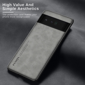 Cho pixel 9 8pro trường hợp da cừu kết cấu da TPU mềm Bumper Chống Sốc coque cho Google pixel6 pixel 7 Pro 7A Cover quay lại trường hợp - Product Image 2