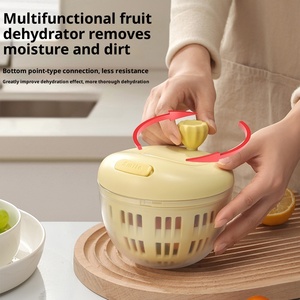 Đa chức năng nhỏ <span class=keywords><strong>Salad</strong></span> Spinner rau xà lách Máy sấy trái cây lọc sạch rửa bát với colander - Product Image 3