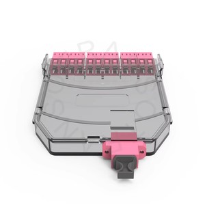 Panel de conexión de fibra óptica 1U ODF de 19 pulgadas con casetes ópticos MPO MTP de 144 núcleos, para red FTTH capacidad de 24, 12 Uds. - Product Image 3