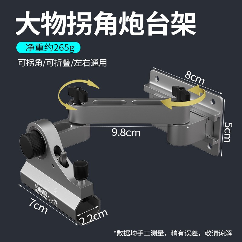 Gray extended corner turret