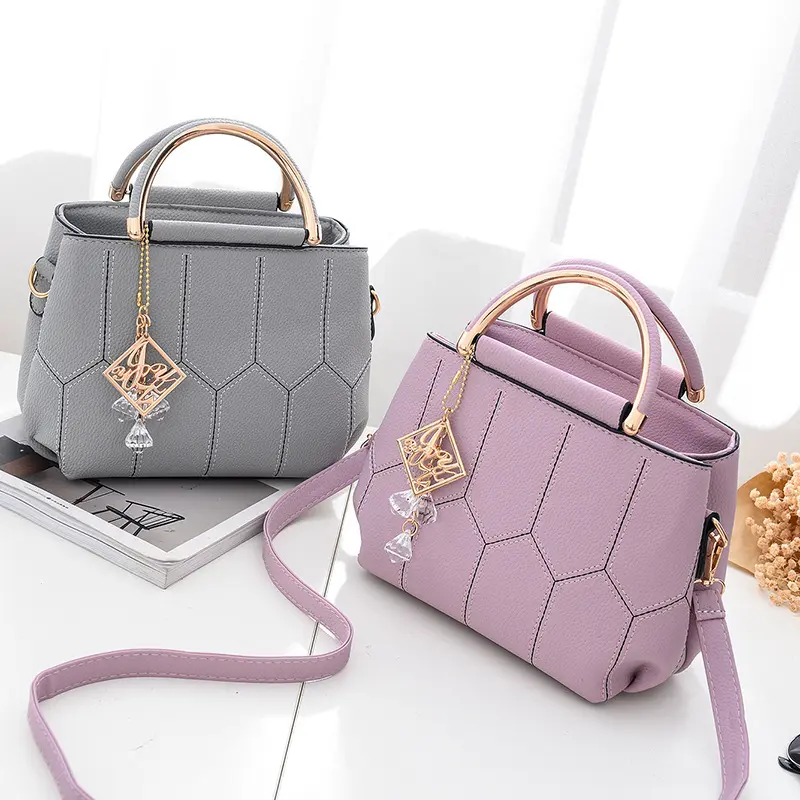 Wholesale Handbag Shoulder Bag Ladies pu Leather Design Double Sided Handbag Fashion Classic Luxury Handbag for Women