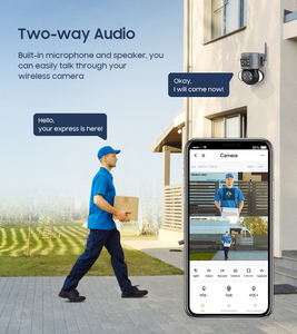 Cámara IP CCTV de 4mp de resolución, Wifi en la nube, con función de audio bidireccional, novedad de 2022 - Product Image 4