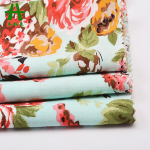Mulinsen สิ่งทอ Reactive พิมพ์ดอกไม้ออกแบบเรยอน Challis ผ้า,100% Poplin ผ้าเหนียวผ้า - Product Image 3