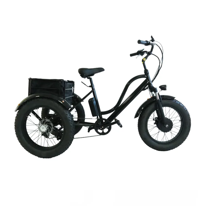 الصانع الجملة ecar الكهربائية دراجة ثلاثية العجلات السيارات العربة أجزاء ev دراجة للكبار مقطورة الدهون ecar