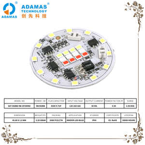 RGBW 9W. A60. Merek ADAMAS RGBW Kinerja Tinggi. A60. - Product Image 3