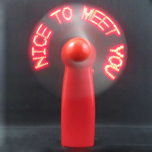 Nuevo producto Mini portátil Handy Led mensaje personalizado ventilador de batería, programable Led Display ventilador eléctrico de mano - Product Image 4