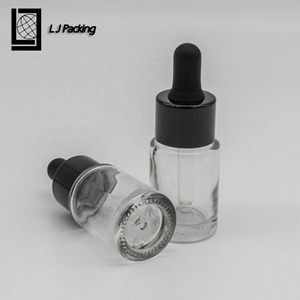 圆形小瓶化妆品血清玻璃瓶精华滴管瓶10毫升 - Product Image 4