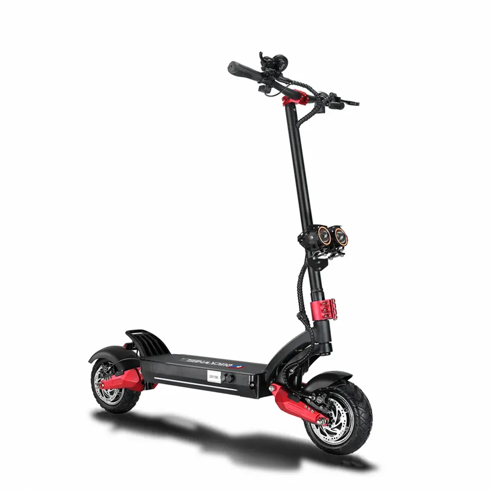 Angel scooter elettrici fuoristrada pieghevole con sedile elettronico 3200W doppio motore scooter elettrici per la mobilità tetto coperto per la pioggia