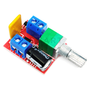 Regolatore di velocità del motore 3-35V 12V 24V PWM DC regolatore di controllo della velocità regolabile interruttore LED ventola Dimmer - Product Image 5