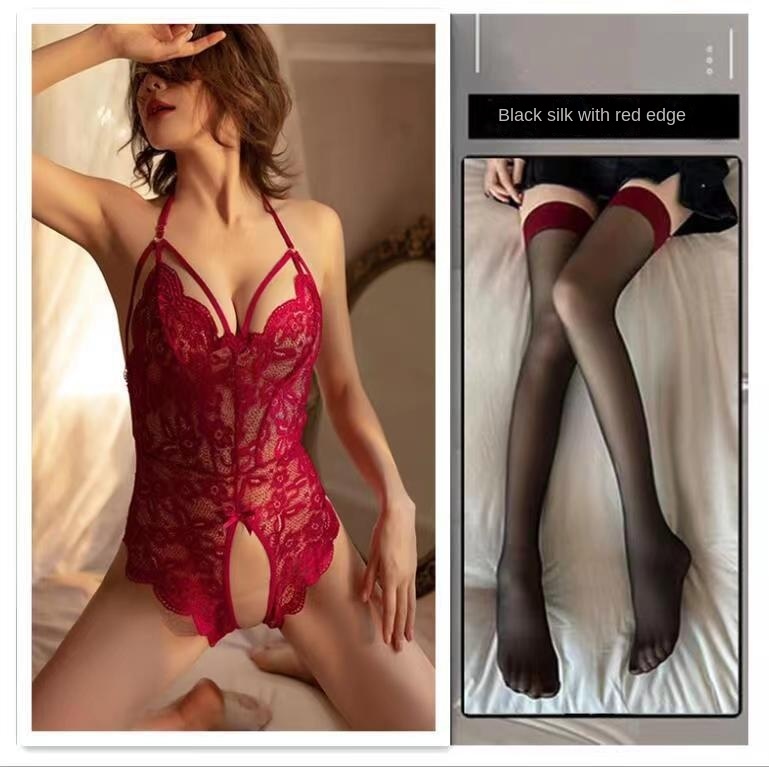 rosso bordo rosso seta nera