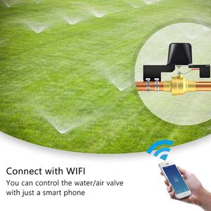 Válvula de agua inteligente WIFI y Bluetooth de diseño moderno Compatible con Alexa y Google para iOS/Android Programa de aplicación de control fácil