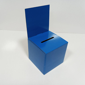 Toptan kağıt karton kartları oy sandığı çekiliş bağış kutusu ile kart yuvası - Product Image 1