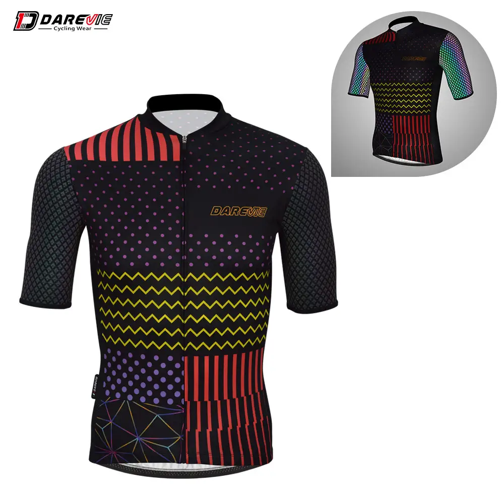 Licras elli protezione solare camicia da bici da uomo maglia Mtb pantaloncini da ciclismo corti manica Kit da ciclismo Ropa 100% poliestere Unisex