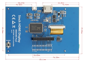 5 pollici LCD HD Touch Screen Display TFT modulo LCD 800*480 per Banana Pi Raspberry Pi modulo B 4B 3B / B + modulo di sviluppo - Product Image 6