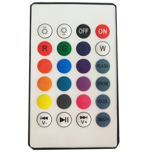 Telecomando a infrarossi ultrasottile per telecomando colorato RGB LED universale 38K IR telecomando 24/28/32 chiavi OEM ODM personalizzato - Product Image 4