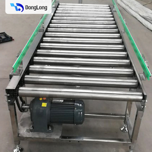 Transportador de rodillos flexible motorizado con transmisión por correa para carga y descarga rápida de camiones y contenedores - Product Image 4