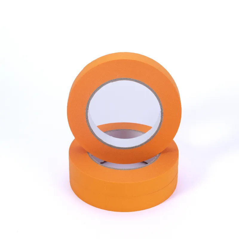 オレンジ色の高温自動車用テープ、塗料、マスキング紙テープ