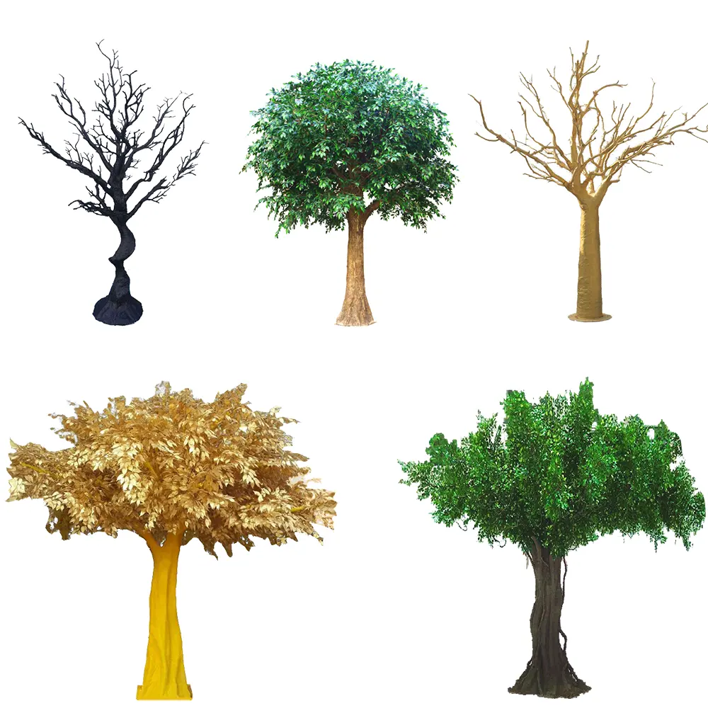 Árbol Artificial de árbol seco para decoración de jardín y Hotel, a prueba de uvv400 falso árbol grande, ornamento para exteriores, árbol Artificial